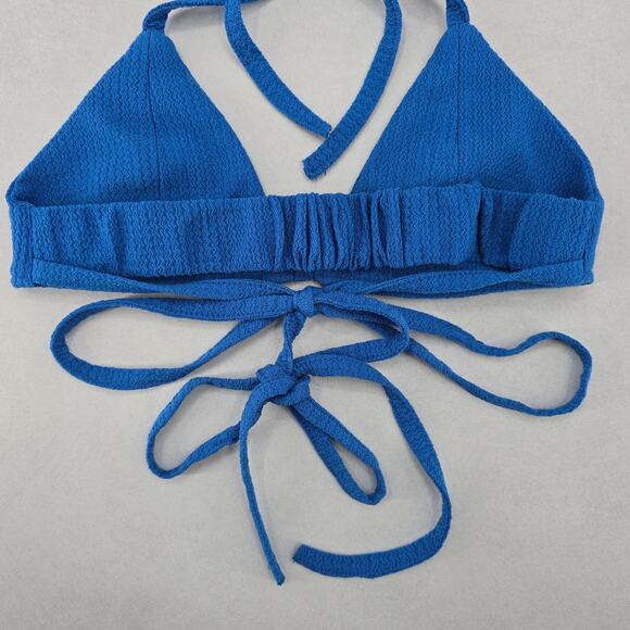 Blue Triangle Sports Active Tie Halter Beach Bikini Bralette Swim Top S Small - Picture 6 of 8